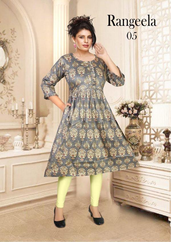 Moksha Rangeela Cambric Cotton Designer Kurti Collection